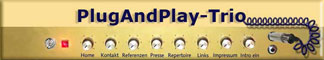 Banner und Link zur "Myspace"-Seite von PLUGANDPLAY-TRIO